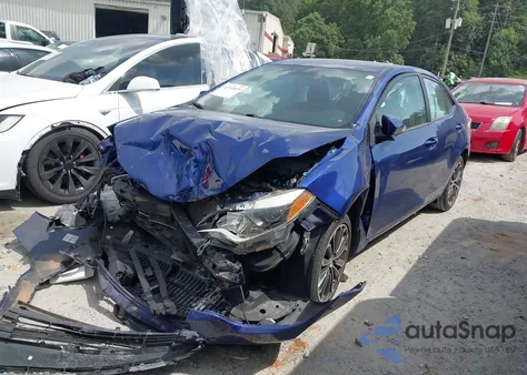 2015 Toyota Corolla S Plus from USA, damaged, VIN 2T1BURHE4FC462111